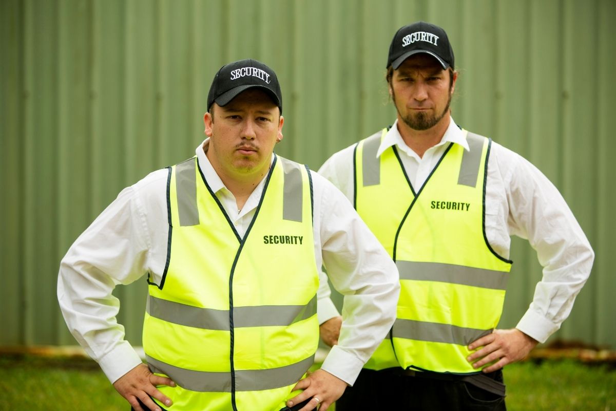 Construction site guard providing site protection